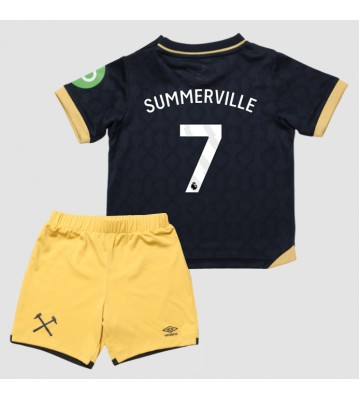 West Ham United Crysencio Summerville #7 Terza Maglia Bambino 2025-26 Manica Corta (+ Pantaloni corti)